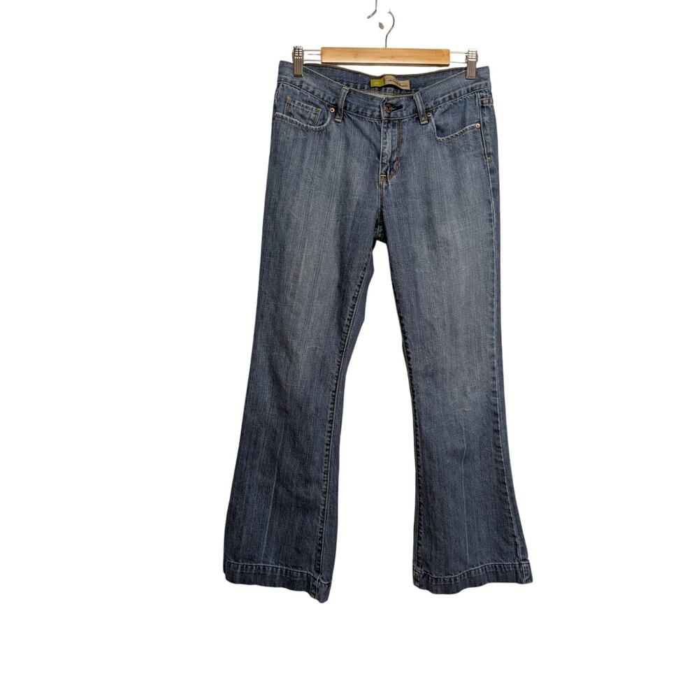 Vintage 90s Y2K Old Navy "Wide Leg" Bootcut Jeans 100% Cotton Women's Size 8
